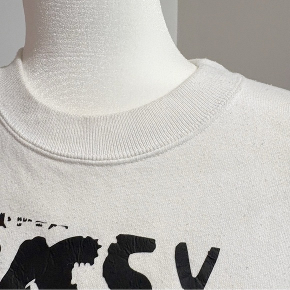 Rare P Riot Punk Band Merch Vintage Lee Heavyweight Cotton Blend Sweatshirt - Picture 12 of 16